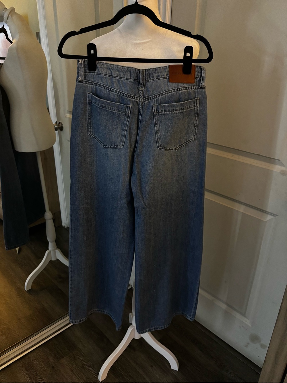 Lucky Brand Light Blue Palazzo Wide Leg Jeans - Picture 3 of 13